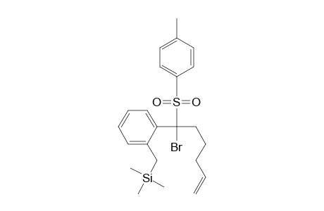 [o-[1-Bromo-1-(p-tolylsulfonyl)-5-hexenyl]benzyl]trimethylsilane