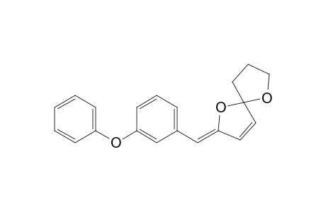 (Z)-2-(3-phenoxy-benzylidene)-1,6-dioxa-spiro[4,4]non-3-en