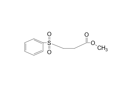 3-(phenylsulfonyl)propionic acid, methyl ester