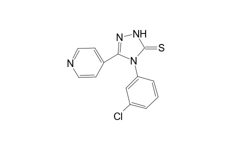 3H-1,2,4-Triazole-3-thione, 4-(3-chlorophenyl)-2,4-dihydro-5-(4-pyridinyl)-