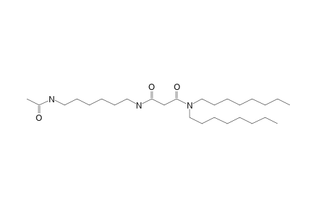 N-(6-Acetylaminohexyl)-N',N'-dioctylmalonamide