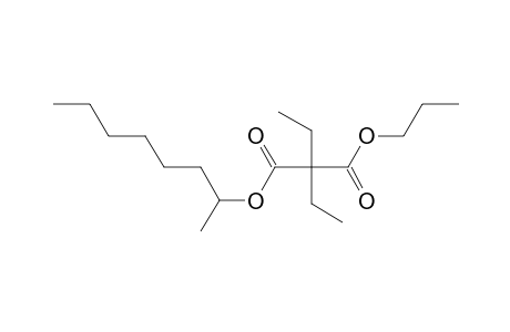 Diethylmalonic acid, 2-octyl propyl ester