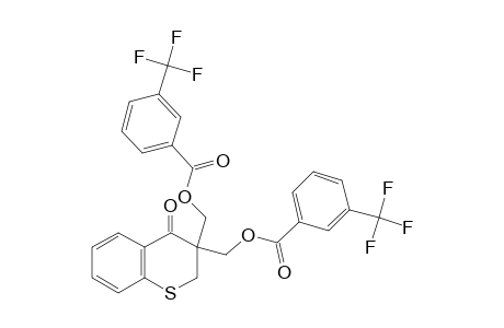 3,3-BIS(HYDROXYMETHYL)-2,3-DIHYDRO-4H-1-BENZOTHIOPYRAN-4-ONE, BIS(alpha,alpha,alpha-TRIFLUORO-m-TOLUATE)