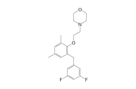 4-(2-(2-(3,5-Difluorobenzyl)-4,6-dimethylphenoxy)ethyl)morpholine