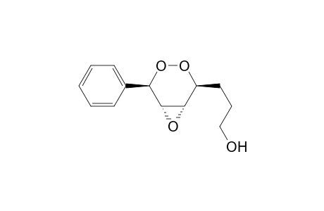 (+-)-3-[(1aR,2S,5R,5aS)-5-Phenylperhydrooxireno[2,3-d[[1,2]dioxin-2-yl]-1-propanol