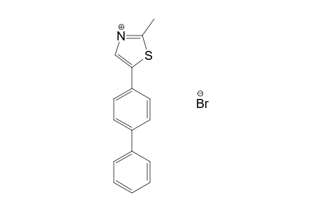 5-(4-biphenylyl)-2-methylthiazole, hydrobromide