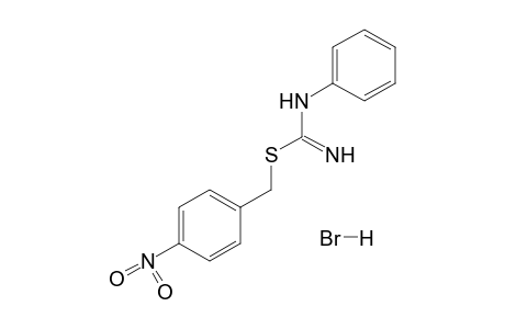 2-(p-nitrobenzyl)-3-phenyl-2-thiopseudourea, monohydrochloride