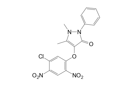 4-(5-chloro-2,4-dinitrophenoxy)antipyrine