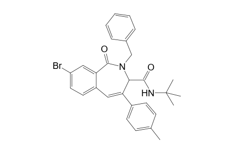 2-Benzyl-8-bromo-N-(tert-butyl)-4-(p-tolyl)-2,3-dihydro-1H-2- benzazepin-1-one-3-carboxamide