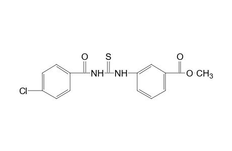 m-[3-(p-chlorobenzoyl)-2-thioureido]benzoic acid, methyl ester
