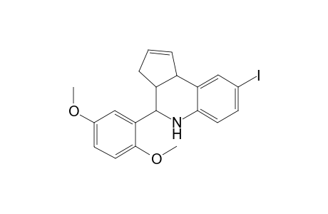 4-(2,5-Dimethoxy-phenyl)-8-iodo-3a,4,5,9b-tetrahydro-3H-cyclopenta[c]quinoline