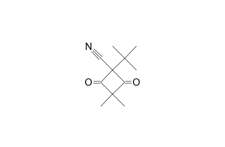 2-tert-Butyl-2-cyano-4,4-dimethyl-cyclobuta-1,3-dione