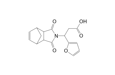 3-(3,5-Dioxo-4-aza-tricyclo[5.2.1.0(2,6)]dec-8-en-4-yl)-3-furan-2-yl-propionic acid