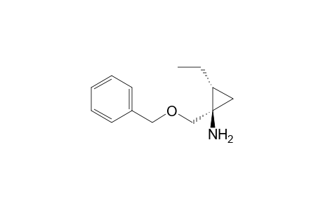 (1R,2R)-1-[(benzyloxy)methyl]-2-ethylcyclopropanamine