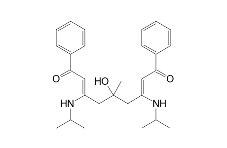 5-Hydroxy-3,7-bis(isopropylamino)-5-methyl-1,9-diphenylnona-2,7-dien-1,9-dione