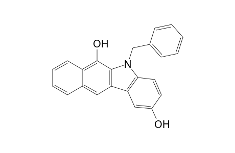 2,6-Dihydroxy-5-benzyl-5H-benzo[b]carbazole