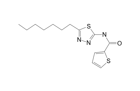 Thiophene-2-carboxamide, N-(5-heptyl-1,3,4-thiadiazol-2-yl)-