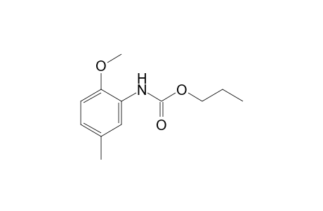 2-Methoxy-5-methylcarbanilic acid, propyl ester