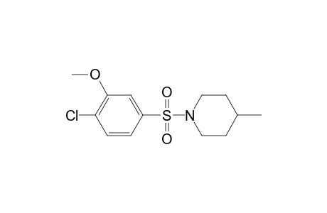 1-(4-Chloro-3-methoxy-benzenesulfonyl)-4-methyl-piperidine