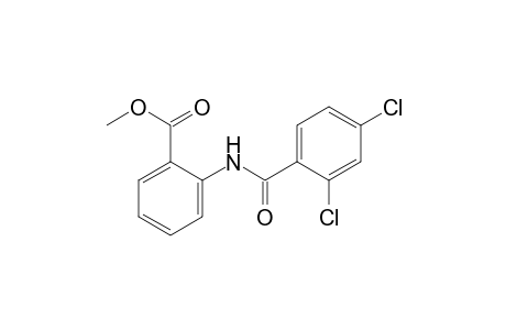 N-(2,4-dichlorobenzoyl)anthranilic acid, methyl ester