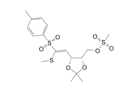 [(4S,5R)-2,2-DIMETHYL-5-[(E)-2-[(PARA-TOLYL)-SULFONYL]-2-(METHYLTHIO)-ETHENYL]-1,3-DIOXOLAN-4-YL]-METHANESULFONATE