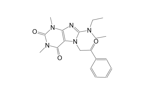 8-Diethylamino-1,3-dimethyl-7-(2-oxo-2-phenyl-ethyl)-3,7-dihydro-purine-2,6-dione