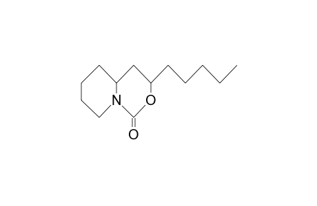 3-Pentyl-4,4a,5,6,7,8-hexahydro-1H,3H-pyrido(1,2-C)(1,3)oxazin-1-one