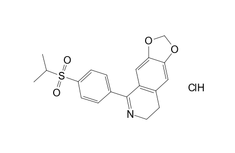 7,8-dihydro-5-[p-(isopropylsulfonyl)phenyl]-1,3-dioxolo[4,5-g]isoquinoline, hydrochloride