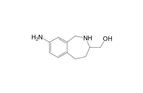 (+/-)-3-HYDROXYMETHYL-8-AMINO-2,3,4,5-TETRAHYDRO-1H-2-BENZAZEPINE