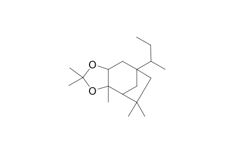 8-sec-butyl-2,4,4,10,10-pentamethyl-3,5-dioxa-tricyclo[6.2.1.02.6]undecane