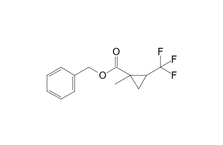 Benzyl 1-methyl-2-(trifluoromethyl)cyclopropane-1-carboxylate