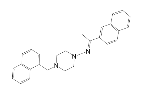 1-piperazinamine, N-[(E)-1-(2-naphthalenyl)ethylidene]-4-(1-naphthalenylmethyl)-