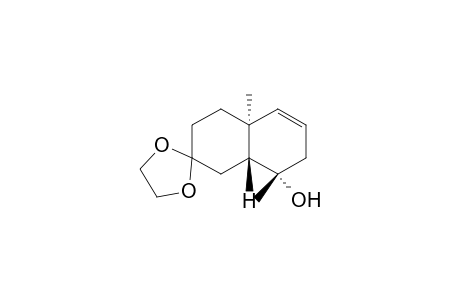 (4'a.alpha.,8'.alpha.,8'a.beta.)-3',4',4'a,7',8',8'a-hexahydro-4'a,8'-dimethylspiro[1,3-dioxolane-2,2'(1'H)-naphthalen]-8'-ol