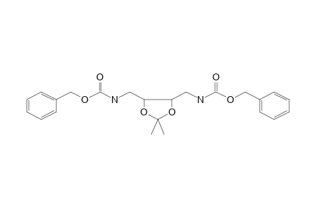 1,3-Dioxolane, 4,5-bis[benzyloxycarbonyl)aminomethyl]-2,2-dimethyl-