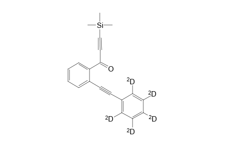 1-[2-(d5-Phenylethynyl)phenyl]-3-trimethylsilyl-2-propyn-1-one