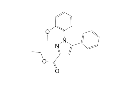 1H-pyrazole-3-carboxylic acid, 1-(2-methoxyphenyl)-5-phenyl-, ethyl ester