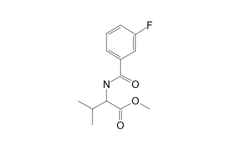 L-Valine, N-(3-fluorobenzoyl)-, methyl ester