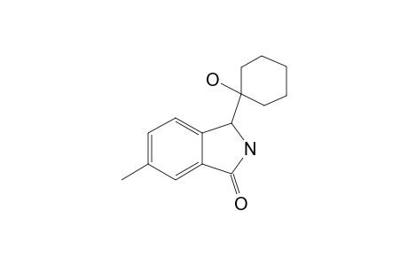 3-(1-HYDROXYCYCLOHEXYL)-6-METHYL-ISOINDOLIN-1-ONE