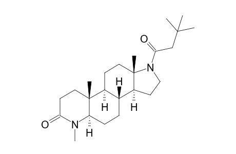 (5R,8R,9S,10R,13S,14S)-17-(3,3-Dimethyl-butyryl)-4,10,13-trimethyl-hexadecahydro-4,17-diaza-cyclopenta[a]phenanthren-3-one