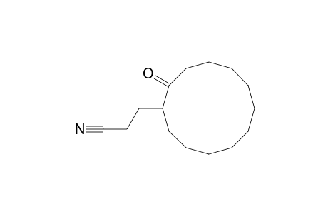 Cyclododecanepropanenitrile, 2-oxo-