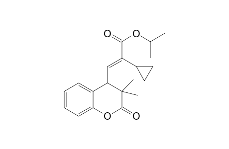 4-{2'-Cyclopropyl-1'-((isopropoxycarbonyl)-1'-ethenyl}-3,3-dimethylbenzopyran-2H-2-one