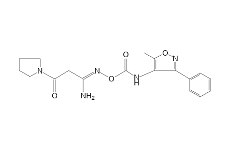 O-[(5-methyl-3-phenyl-4-isoxazolyl)carbamoyl]-beta-oxo-1-pyrrolidinepropionamidoxime