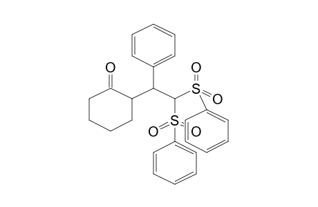 2-(2,2-Bis-benzenesulfonyl-1-phenyl-ethyl)-cyclohexanone