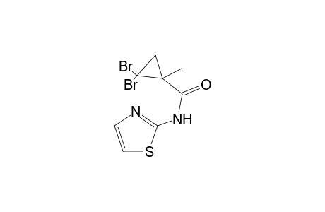 2,2-Dibromo-1-methyl-N-(1,3-thiazol-2-yl)cyclopropanecarboxamide