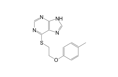 9H-purine, 6-[[2-(4-methylphenoxy)ethyl]thio]-