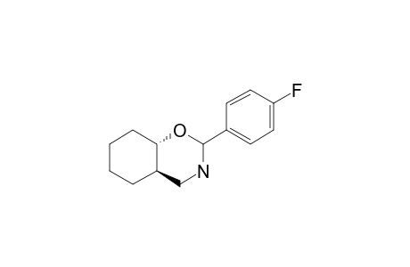 (4aR,8aS)-2-(4-fluorophenyl)-3,4,4a,5,6,7,8,8a-octahydro-2H-benzo[e][1,3]oxazine