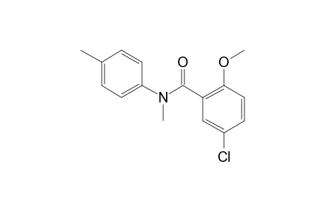 5-Chloro-2-methoxy-N-(4-methylphenyl)benzamide, N-methyl-