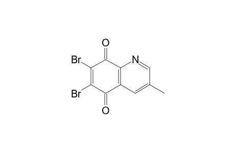 3-Methyl-6,7-dibromoquinoline-5,8-dione-