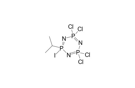 1,3,5,2,4,6-Triazatriphosphorine, 2,2,4,4-tetrachloro-2,2,4,4,6,6-hexahydro-6-iodo-6-(1-methylethyl)-