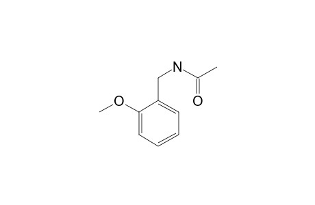 2-Methoxybenzylamine, N-acetyl-